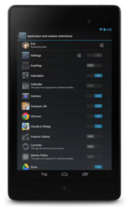 Jelly Bean 4.3 restricted profile