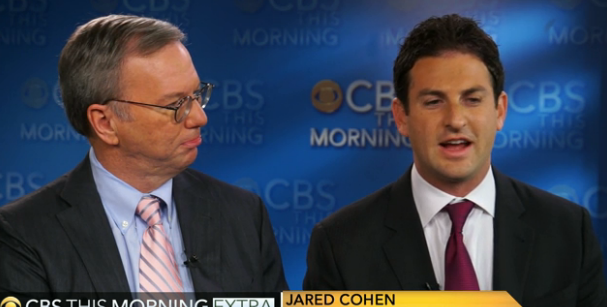 Schmidt and Cohen on CBS News.
