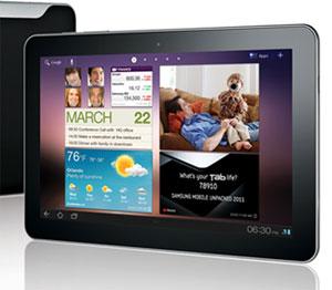 Main image of article Samsung's Galaxy Tab 10.1 Could Have Apple Looking Over Its Shoulder