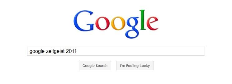 Main image of article Google's Top Search Terms of 2011