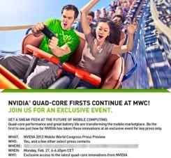 Main image of article Nvidia Will Unveil Its First Quad-Core Phones