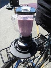 Main image of article Bicycle Blenders Make Smoothies On The Go