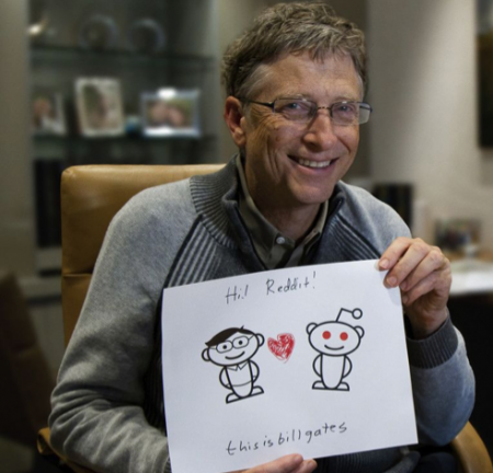 Main image of article Bill Gates Talks Databases, Free Software on Reddit