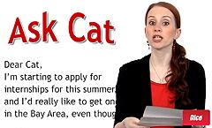 Main image of article Ask Cat: Job Hunting Tips for Students and Recent Grads