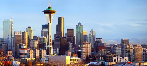 Main image of article In Seattle: Amazon Expands, Microsoft Adapts