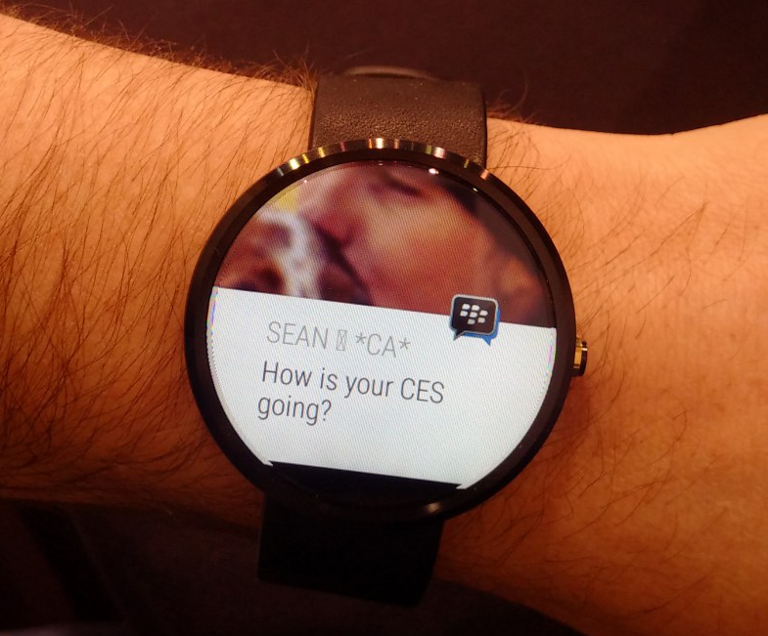 Main image of article A BlackBerry Smartwatch?