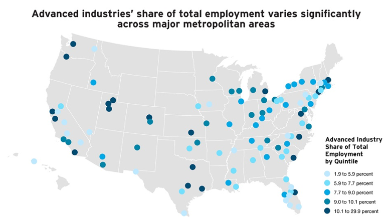 Main image of article Metro Areas Offer Top Prospects for STEM Jobs