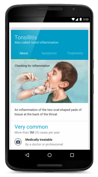 Main image of article Google Bringing Health Data to Search