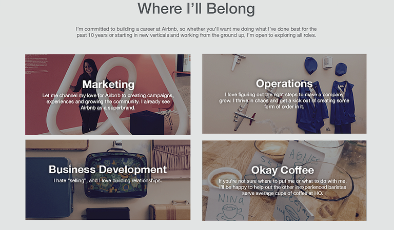 Main image of article The Creative Resume That Interested Airbnb