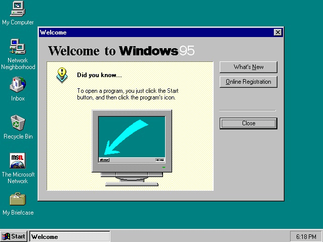 Main image of article Happy Birthday, Windows 95