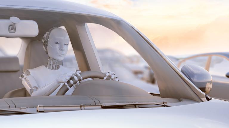 Main image of article Self-Driving Cars, A.I. Hit Hype Peak: Gartner