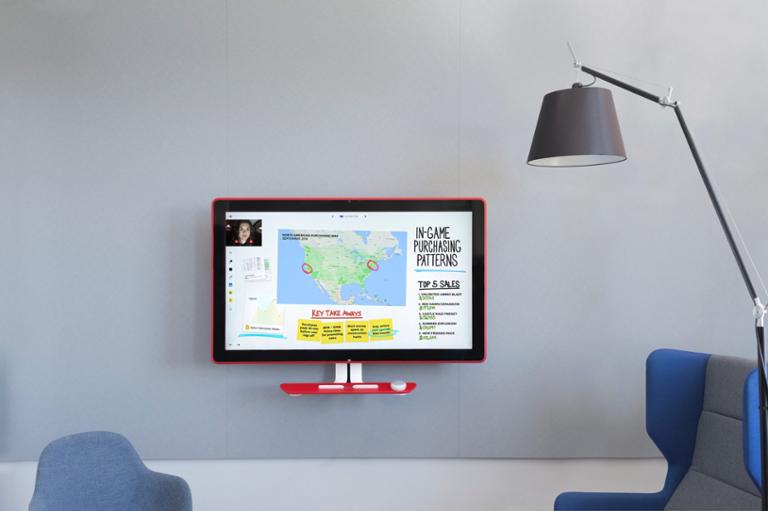 Main image of article Google's Jamboard Aims to One-Up the Whiteboard