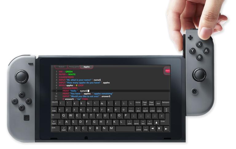 Main image of article New App Lets Kids Code on a Nintendo Switch