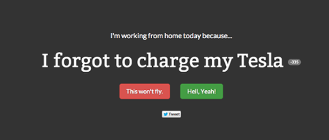 Go to article A Web App for Your Work-From-Home Excuse