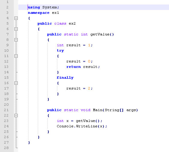 C# Code Screenshot