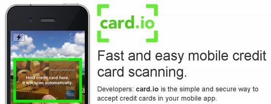 Main image of article Card.io Turns Your Smartphone Camera Into a Credit Card Reader