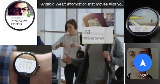 Main image of article Google Android Watch is a Phone Screen on Your Wrist