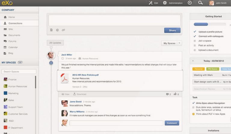 Main image of article SourceForge Interview: Enterprise Social Collaboration