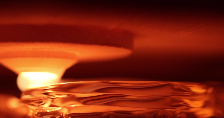 Main image of article 3-D Printing... With Molten Glass