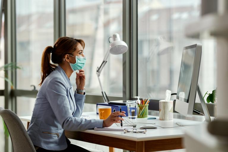 Main image of article Technologists Want Masks, Vaccinated Co-Workers for Return to Office