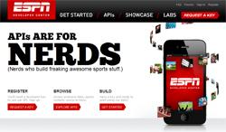 Go to article ESPN Will Open its APIs to Third-Party Developers