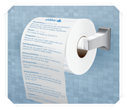 Go to article Startup Prints Tweets On Toilet Roll for a Mere $35
