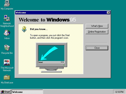 Go to article Happy Birthday, Windows 95
