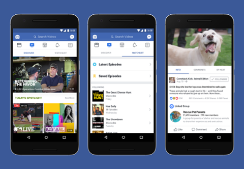 Go to article Facebook Watch Built for Ads, Not Broadcasters