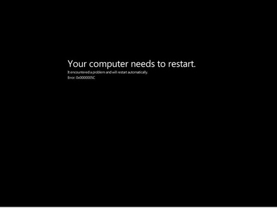 Windows 8 Black Screen Error