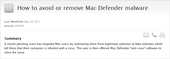 How to avoid and remove Mac Defender malware