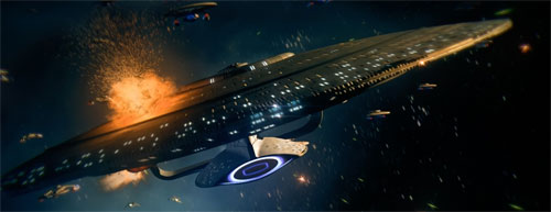 USS Enterprise Screen Shot from Star Trek Infinite Space