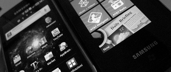 Samsung Android & Windows Phone 7 device