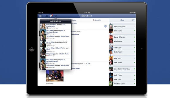 Official Facebook iPad app