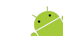 Android Robot Looking In