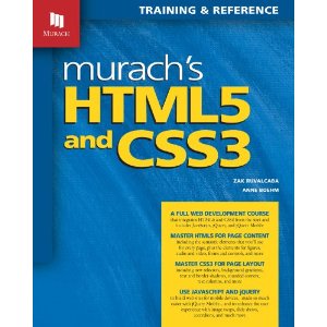 Book cover for Murach's html5 and css3