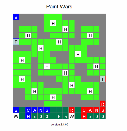 Paint Wars- A Perlenspiel game