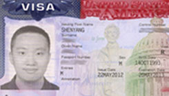 Sample U.S. Visa