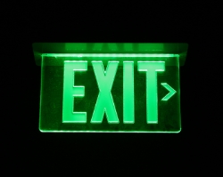 bigstock-Neon-Green-Exit-Sign-set-on-bl-11960234