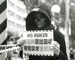 anti-nuclear power protest in Taiwan