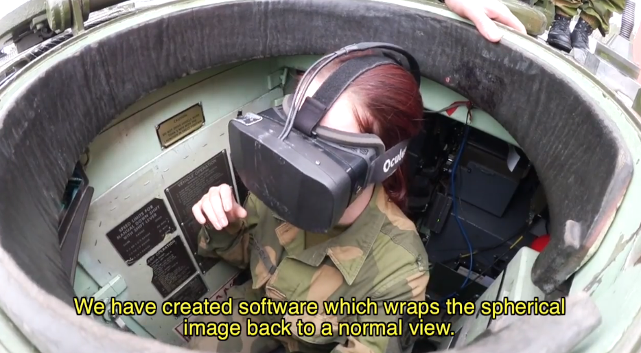 Oculus Rift in Tank