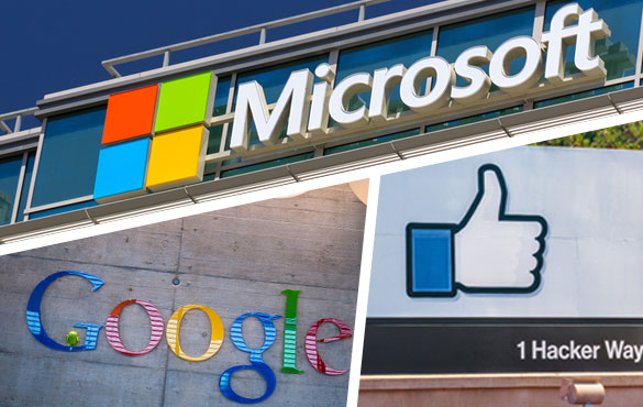 Comparing Microsoft, Google, and Facebook