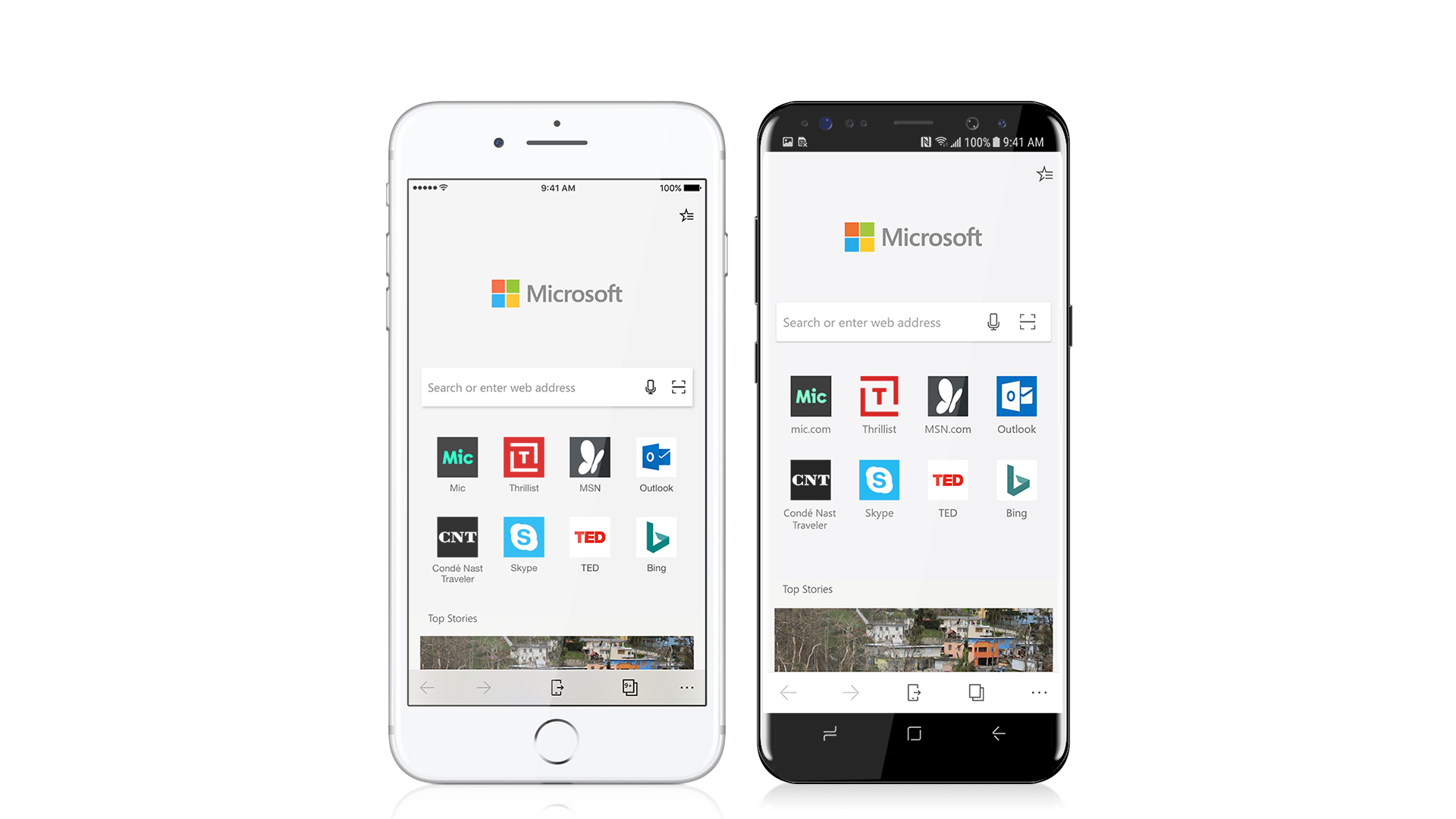 Microsoft Windows Edge for iOS and Android