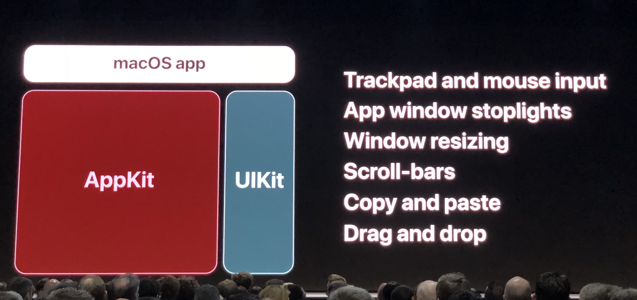 Apple WWDC Marzipan iOS macOS AppKit UIKit Dice