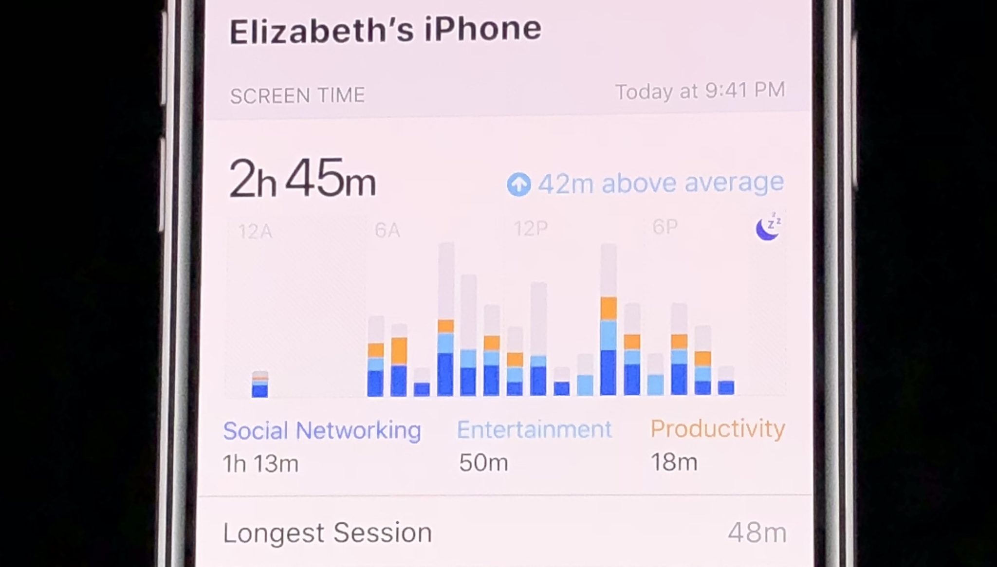Apple iOS Screen Time Dice